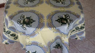 HOW TO MAKE A ROUND TABLECLOTH [upl. by Assilem676]