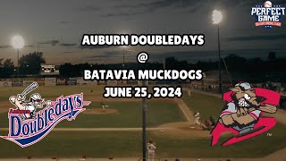 June 25 2024  Auburn Doubledays  Batavia Muckdogs [upl. by Chancelor]