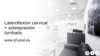 Lateroflexión cervical  sobrepresión tumbado · Método McKenzie MDT · Clínica Physial [upl. by Naliorf130]