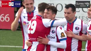 Goal Cam  Wanderers stun Chesterfield 41 at Meadowbank [upl. by Arfihs]