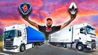 SCANIA VS RENAULT  Przetestowałem dwa ciągniki [upl. by Lizette]