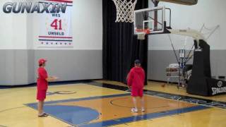 Ovechkin and Backstrom Shoot Hoops [upl. by Menendez]