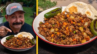 How to Make PICADILLO con PAPAS Mexican Ground Beef Recipe made Texas Style [upl. by Dempster15]