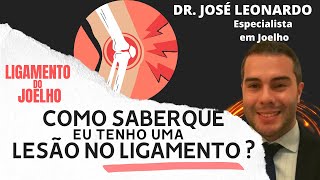 Como saber que eu tenho uma lesão no ligamento do Joelho [upl. by Femmine]