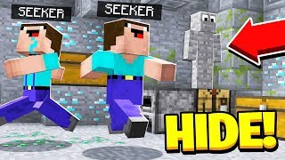 Minecraft HIDE and SEEK Trolling with RageElixir  Minecraft Camo Skin Prank [upl. by Crofton]