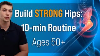 Build STRONG Hips 10min Routine Ages 50 [upl. by Atibat574]