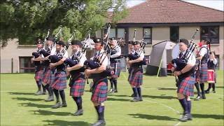 Markinch 2017  Bowhill amp District Pipe Band [upl. by Shiekh]