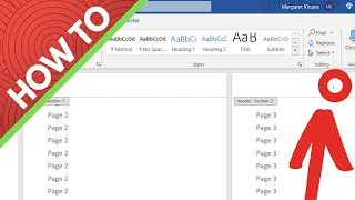 How to Start Numbering on Page 3 in Word [upl. by Andaira]