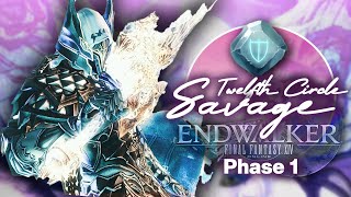 【FFXIV】Anabaseios  The Twelfth Circle Savage Phase 1 CLEAR  PLD PoV [upl. by Ettenom405]