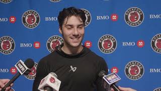 IceHogs Postgame 10224 Frank Nazar [upl. by Roselle564]