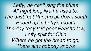 Townes Van Zandt  Pancho And Lefty Lyrics [upl. by Hahsia908]