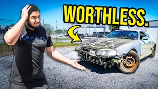 I Bought A WORTHLESS Toyota Supra And Its Worse Than You Can Imagine [upl. by Esinwahs]