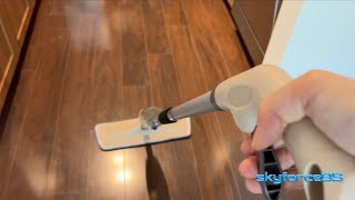 Beyoco Microfiber Spray Mop for Floor Cleaning with 3pcs Washable Pads Review [upl. by Alyaj]