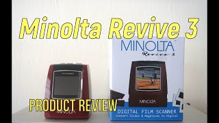 Minolta Revive 3 Digital Film Scanner  Product review [upl. by Nytsirt]