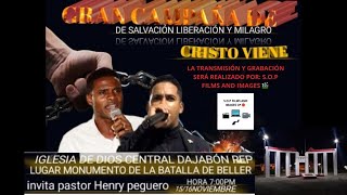 LIVE 🔴  CE 2024  EVANG FAHIMI BELLIARD  TEMA CRISTO VIENE  15112024 [upl. by Suciram544]