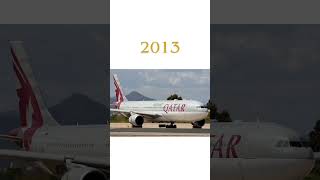 QATAR AIRWAYS airplane history history planespotting qatar airplane airways shorts plscomment [upl. by Einalam403]