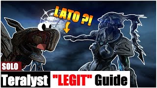 Warframe  TOTALLY LEGIT SOLO TERALYST GUIDE  Eidolons 2021 [upl. by Smiley]