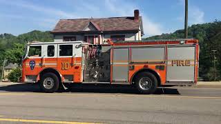 Engine 10 Responding  5162019  Wheeling WV Fire Dept [upl. by Idorb]