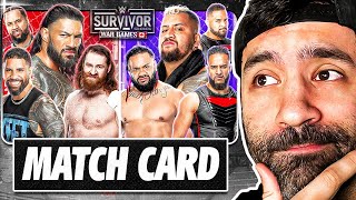 Predicting the Survivor Series War Games 2024 Match Card [upl. by Ettedranreb]