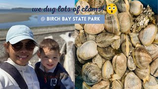 EP 4  Clamming in Birch Bay Washington [upl. by Lyontine]