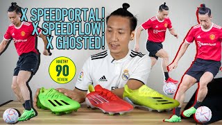 Which Adidas SPEED boot is better  Laces vs Laceless [upl. by Ymeon690]