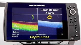 Humminbird HELIX  Depth Lines  The Technological Angler [upl. by Roxanna]