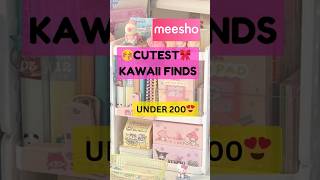 🐼CUTEST KAWAII FINDS🌸UNDER 200🤩Meesho shortsfeed shorts trending meesho meeshofinds kawaii [upl. by Cchaddie]