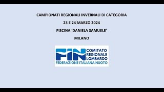 Campionati Regionali Invernali Di Categoria  Milano 2024 Domenica 240324  mattina [upl. by Oiracam]