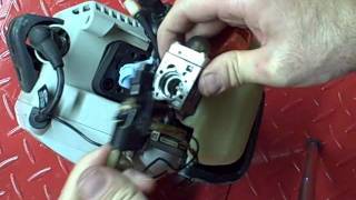 Small Engine Repair Rebuilding a Diaphragm Carburetor on a Echo SRM230 Trimmer Part 1 of 3 [upl. by Genesa]