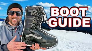 Snowboard Boot Guide  Everything You Need To Know [upl. by Kreg]