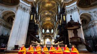 Dalai Lama Chanting in Prague St Vitus Cathedral  Part 1 [upl. by Rabbi514]