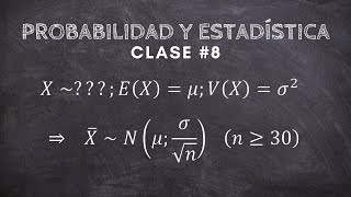 Teorema Central del Límite y más  Probabilidad y Estadística  Clase 8 [upl. by Asteria]