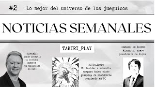 NOTICIAS DE LA SEMANA 2  Repasamos lo más destacado del mundo de los jueguicos videogames [upl. by Silloc]