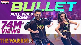 Bullet Full Video Song  The Warriorr  Telugu  Ram Pothineni Krithi Shetty  Simbu  DSP [upl. by Melburn]