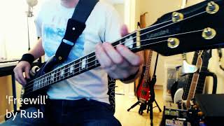 Freewill by Rush  Bass cover Spector Euro4 LX [upl. by Lotz]