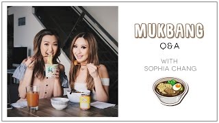 MUKBANG Watch Me Eat QampA w Sophia Chang  ilikeweylie [upl. by Dixil798]