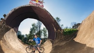 Building a BMX dirt loop with Mike quotHuckerquot Clark  Red Bull Trail Loop [upl. by Zachariah]