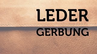 Wie wird Leder gegerbt  Leder gerben  Lederlehre  Nice to know  Gusti Leder [upl. by Lletnwahs77]