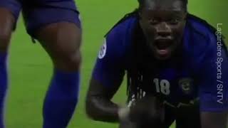 Gomis brilliant celebration after scoring a hattrick on his birthday [upl. by Magdalene299]