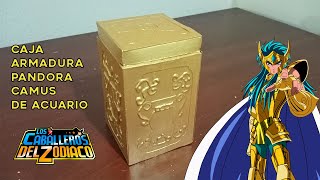 Realizando una Caja Armadura CAMUS DE ACUARIO  Saint Seiya quotCaballerosquot Del Zodiacoquot [upl. by Dorene20]