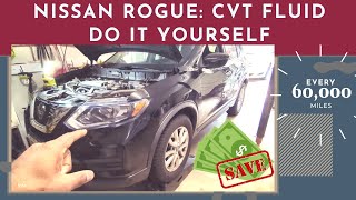 20142020 Nissan Rogue Altima Transmission CVT fluid Flush  DIY How to Oil Change Video [upl. by Knight]