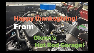 2nd fire up of the 496 big block Chevy  Glenn’s Hot Rod Garage [upl. by Lilas418]