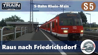 Raus nach Friedrichsdorf  TS Classic  SBahn RheinMain  S6  BR 420 mit tollem Repaint [upl. by Boffa]