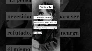 Nietzsche  El pensador se vale sólo frases reflexiones filosofia [upl. by Bailey]