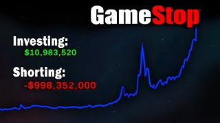 Timelapse of GameStop Stock [upl. by Lledrac]