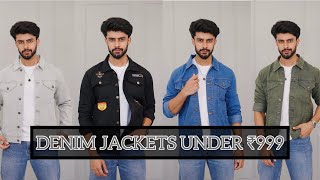 BUDGET DENIM JACKETS UNDER 999  AFFORDABLE DENIM JACKETS FOR FALLWINTER 2023 [upl. by Lednyc375]