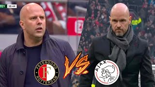 Arne Slot Feyenoord vs Erik Ten Hag Ajax  Highlights  SOON IN LIVERPOOL 🔴 [upl. by Atnauq831]