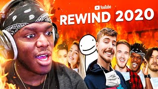 Reacting To MrBeasts Youtube Rewind 2020 [upl. by Rayna284]