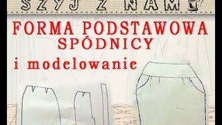 Forma podstawowa spódnicy i modelowanie Szycie krok po kroku dla początkujących [upl. by Llerrej]