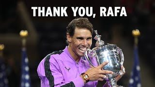 Rafael Nadal Retirement Tribute  US Open [upl. by Rofotsirk167]